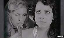 Celebrity moans as Mia Kirshner gets naughty in black Dahlia